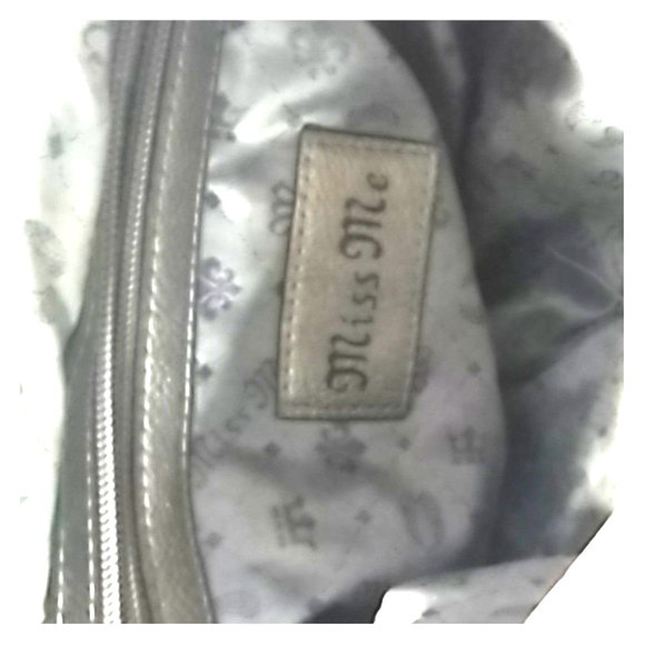 Sequins White Crossbody Miss Me Purse - Picture 1 of 3